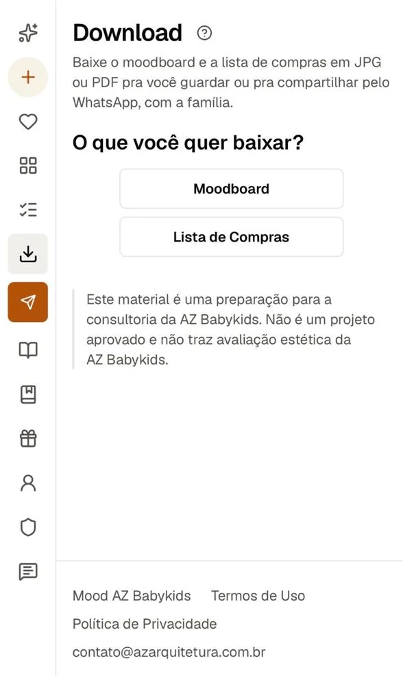 Tela 10 do aplicativo Mood AZ Babykids